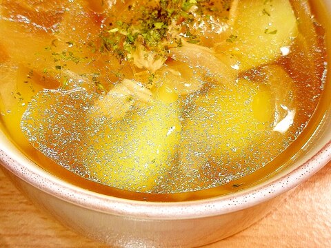 ツナ缶で簡単！ほくほくジャガイモのスープ